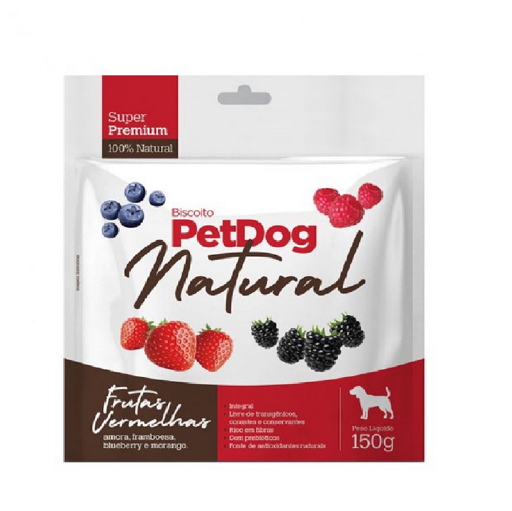 BISCOITO PET DOG FRUTAS VERMELHAS 150G