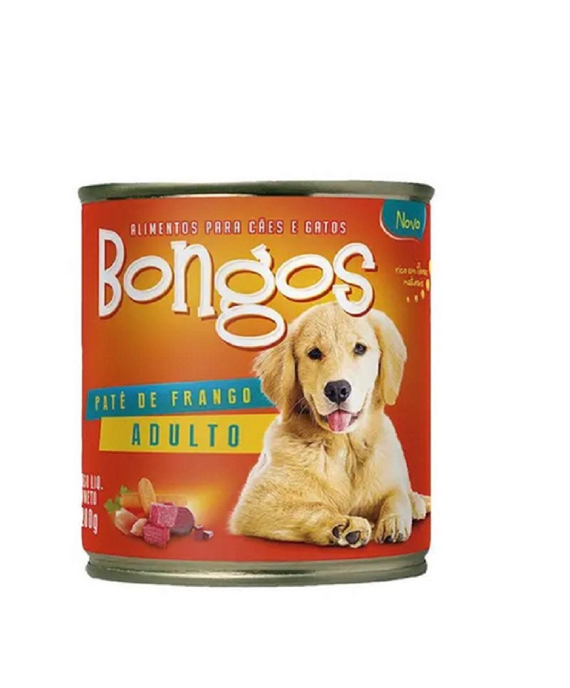 PATE BONGOS CAO ADULTO FRANGO 280G