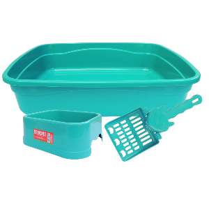 KIT BANHEIRO GATO BRINQPET 3 PEÇAS TIFAN