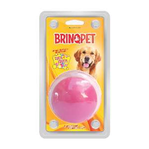 BOLA MACICA COL. 75MM LISA DOGAO - ROSA