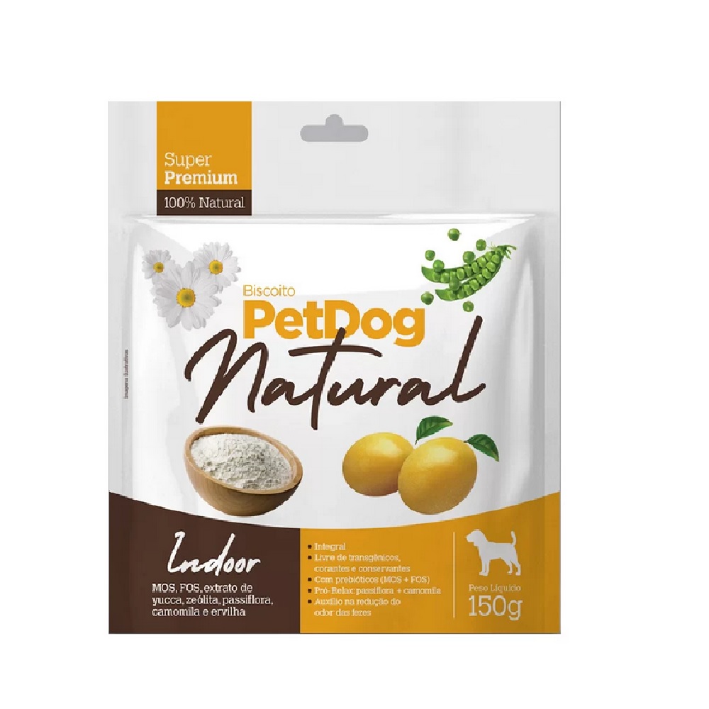 BISCOITO PET DOG NATURAL INDOOR 150G