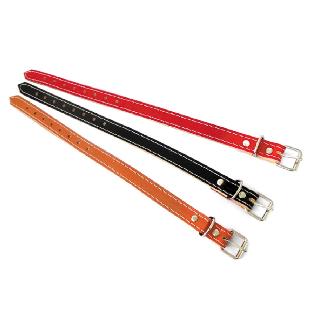 COLEIRA DE COURO FORRADA N.0 - UN