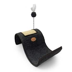 ARRANHADOR P GATOS WAVE 50X29X16 PRETO