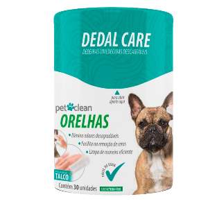 DEDAL CARE ORELHAS 30 UN PETCLEAN