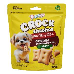 BISCOITO DOOGS CROCK ORIG RACAS P 400GR
