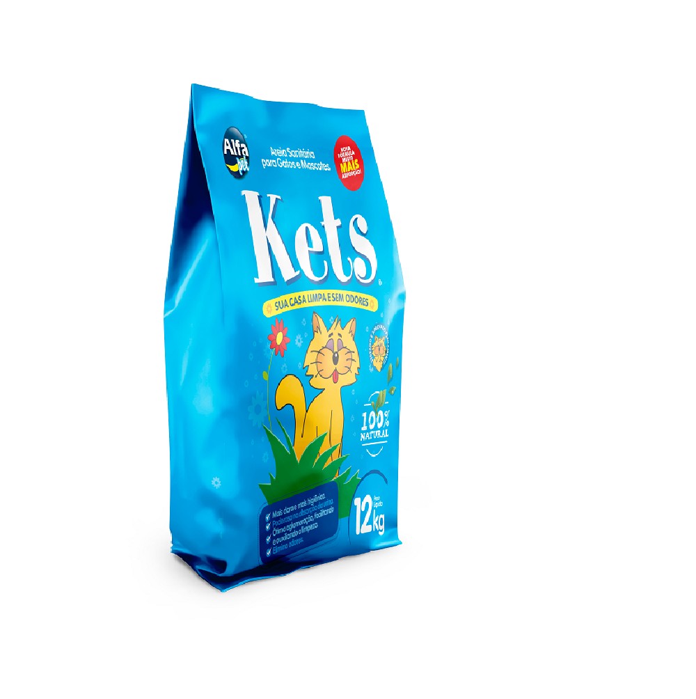 AREIA SANITARIA KETS 12KG