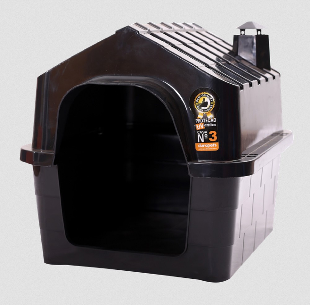 CASA DE CACHORRO DURAHOUSE N.3 - PRETA