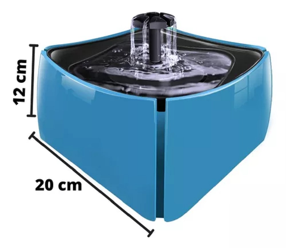 FONTE BEBEDOURO CAT DOG 1,8 LITRO AZUL