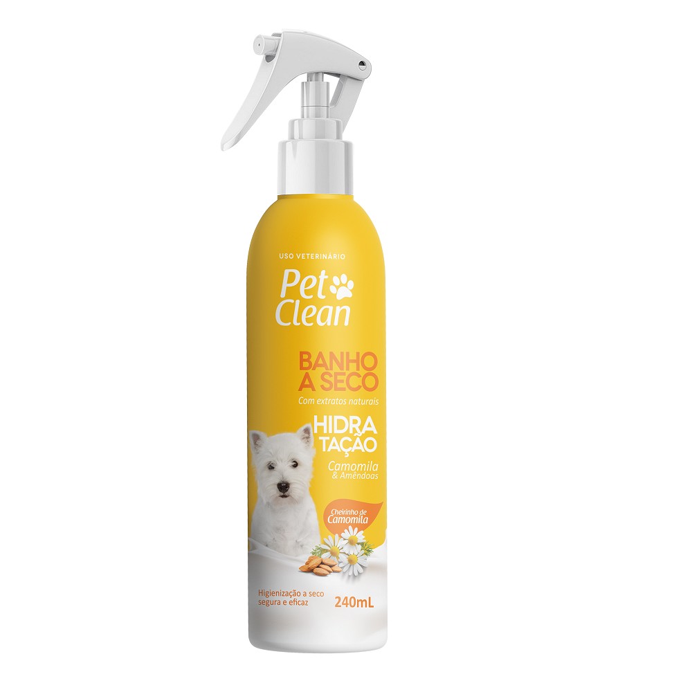 BANHO A SECO HIDRATACAO  PET CLEAN 240 M