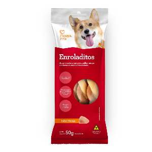 PETISCO ENROLADITOS FRANGO PAPAYA 50G