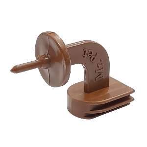 PORTA FRUTA MALHA DUPLA MARROM