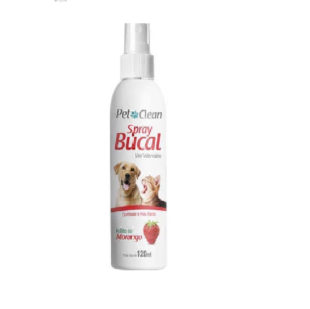 SPRAY BUCAL MORANGO 120 ML PET CLEAN