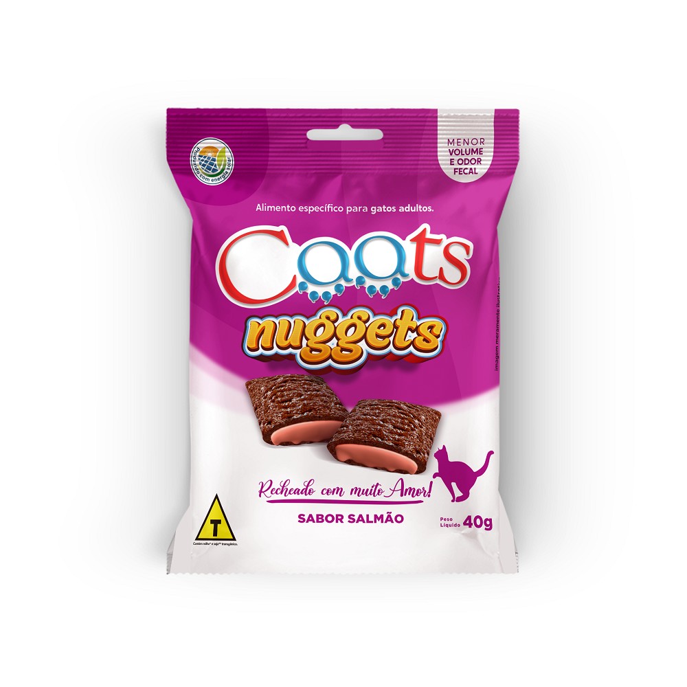 CAATS NUGGETS SNACKS SALMAO 40 GR