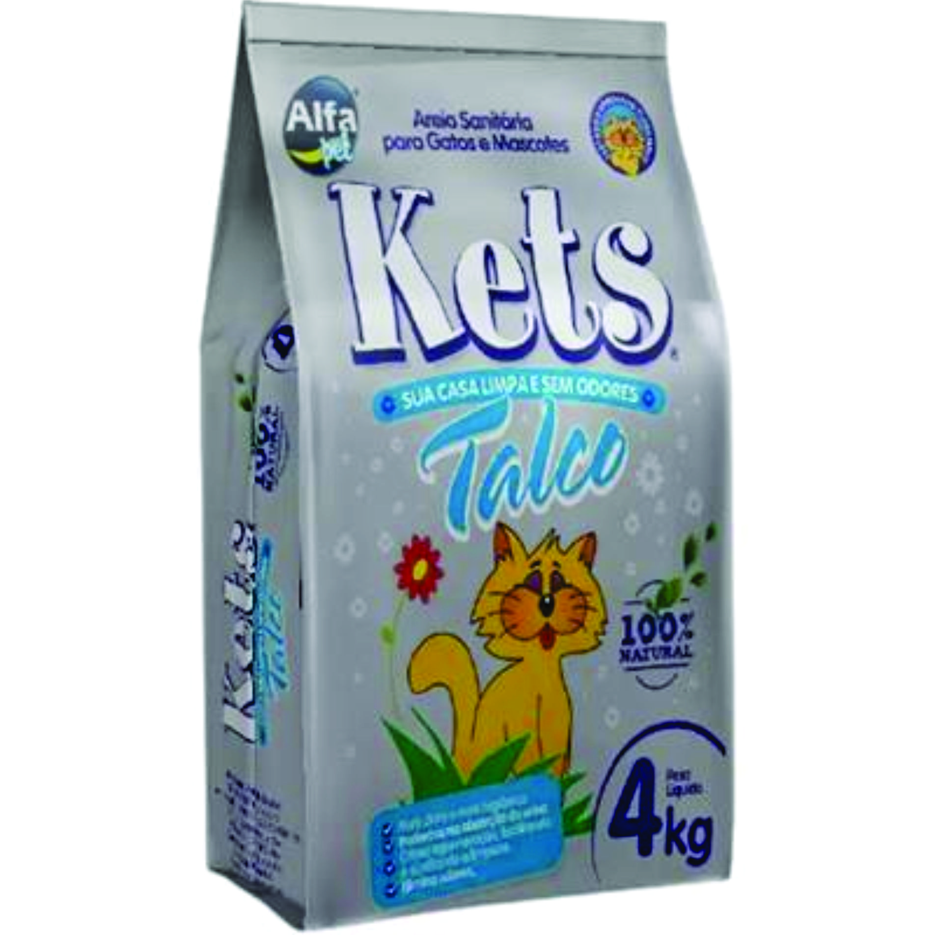 AREIA SANITARIA KETS TALCO 5X4 KG