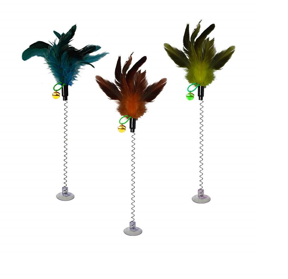 VARA PARA GATO COM MOLA (V11)