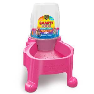 COMEDOURO/BEBEDOURO POSTURA CORRETA ROSA