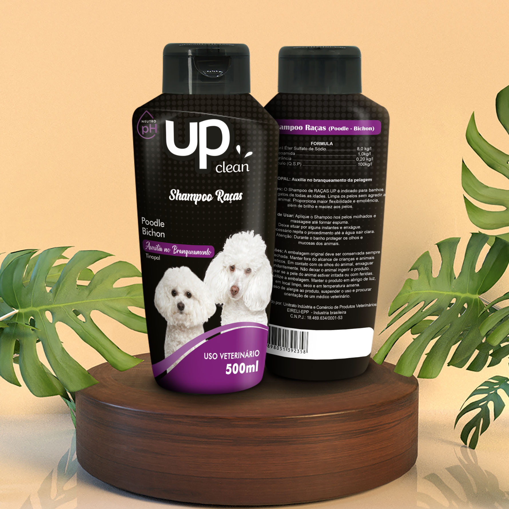 SHAMPOO UPCLEAN POODLE/BICHON 500ML