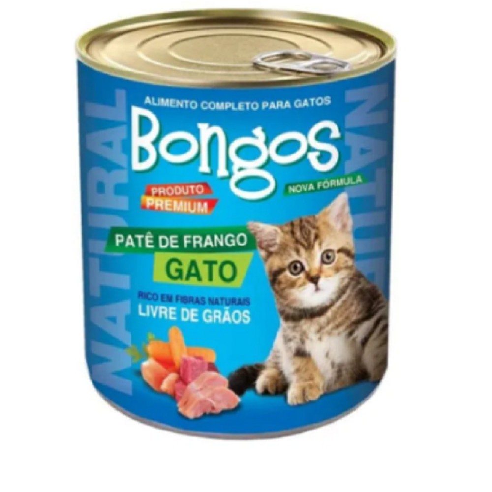 PATE BONGOS GATO FRANGO 280G
