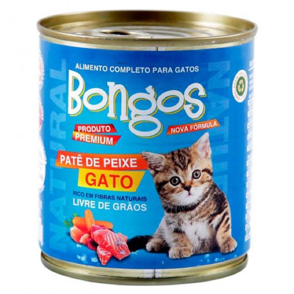 PATE BONGOS GATO PEIXE 280G