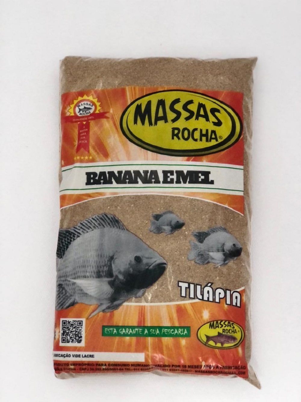 MASSA PARA TILAPIA - BANANA E MEL 500 GR