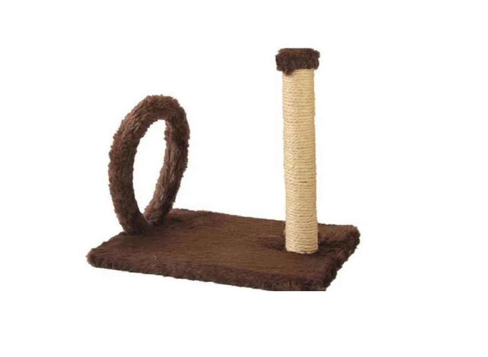 ARRANHADOR RETANGULAR ARCO - MARROM