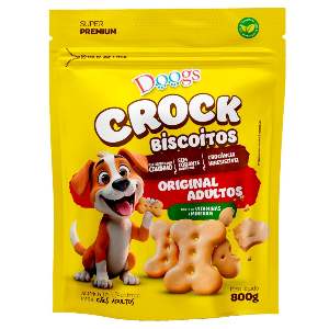 BISCOITO DOOGS CROCK ORIG RACAS G 800GRS