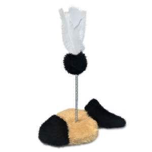 BRINQUEDO PARA GATOS COM MOLA PEIXE