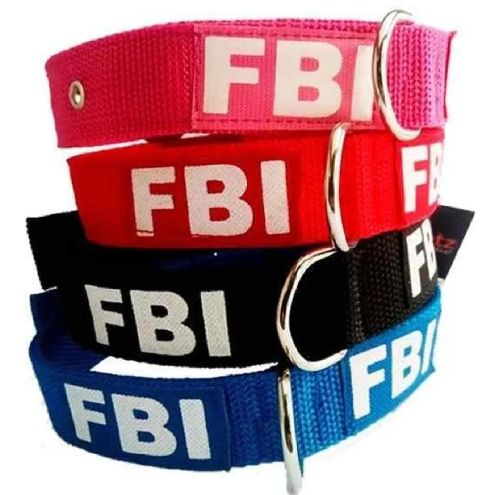 COLEIRA FBI TAMANHO 10 (40MM X 70CM)