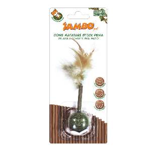 BRINQUEDO MATATABI PENA BOLINHA CATINIP