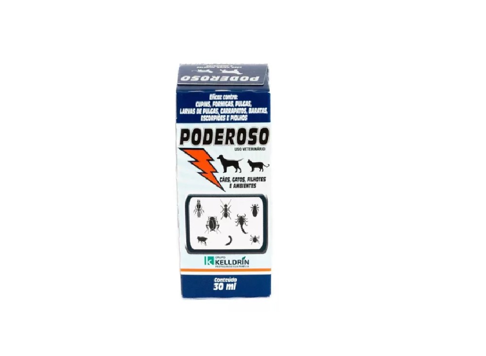 PODEROSO CAES, GATOS, FILH. E AMB. 30ML