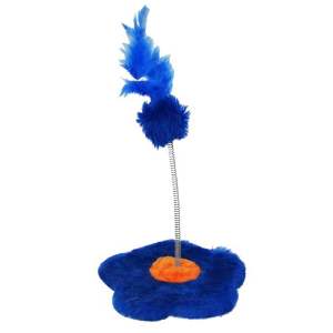 BRINQUEDO PARA GATOS COM MOLA FLOR