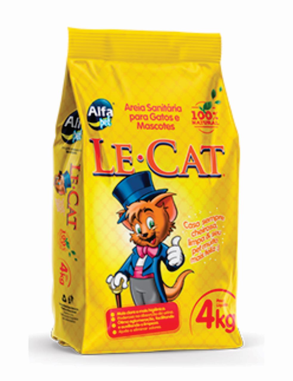 AREIA SANITARIA LE CAT 5X4KG