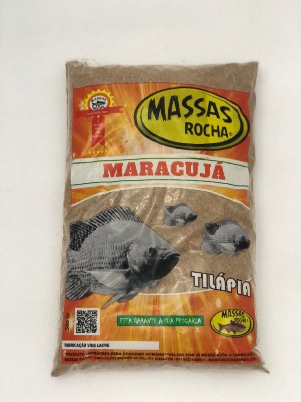 MASSA PARA TILAPIA - MARACUJÁ 500 GR