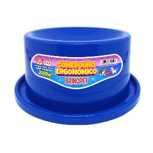 COMED PLAST.ERGO BRINQPET 280 ML AZUL