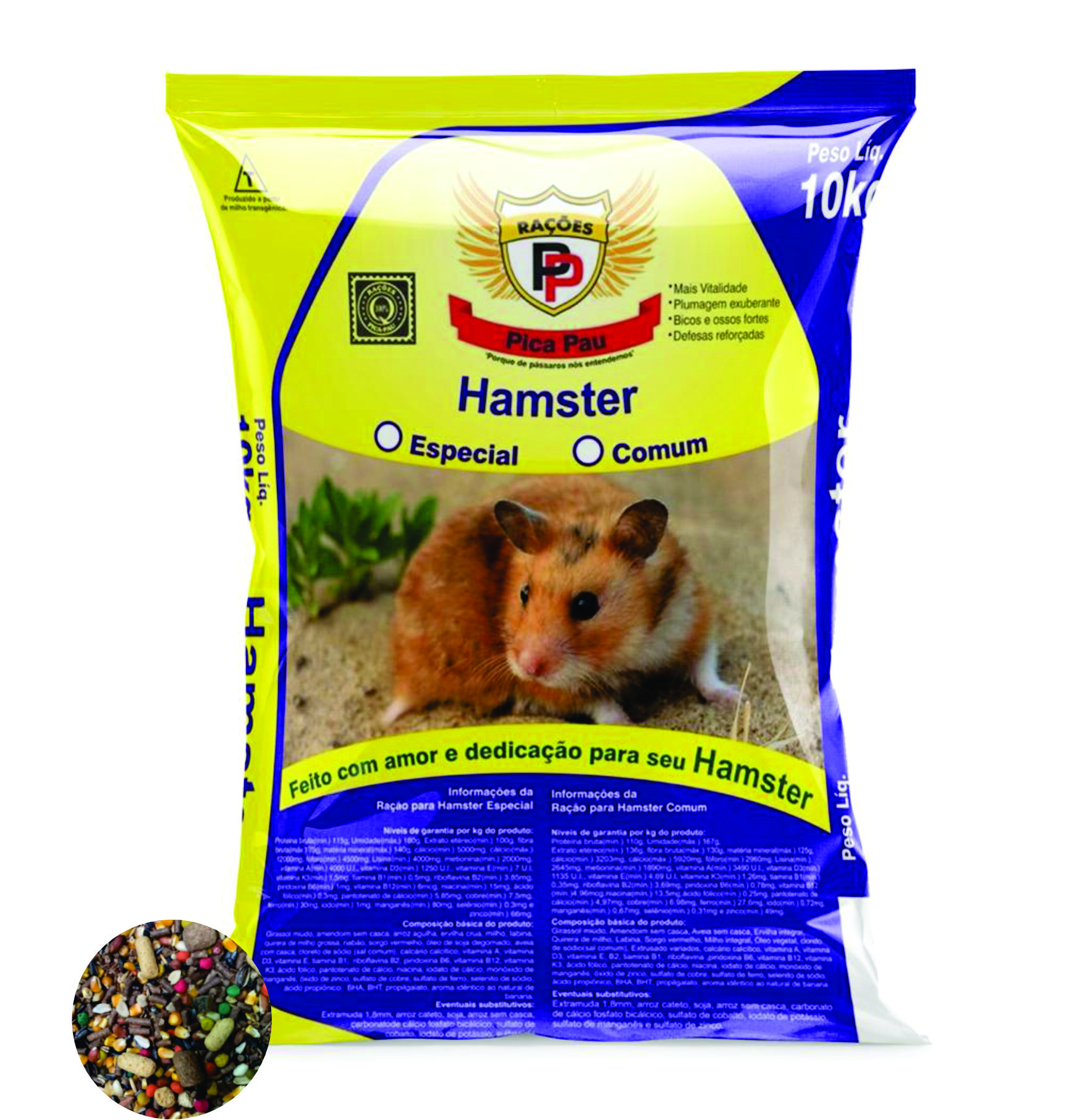 MISTURA PARA HAMSTER 10KG