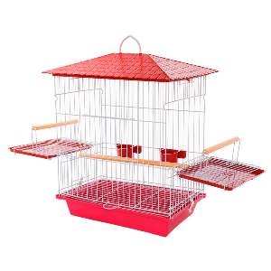 GAIOLA CALOPSITA MANSA CHAPEU VERMELHO